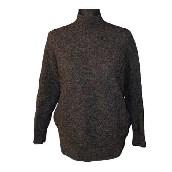 COS bow back jumper graphite wool mohair sweater size Small - Picture 2 of 9
